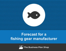 How to create projected financials for a fishing gear manufacturer?