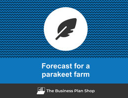 Financial forecast for a parakeet farm