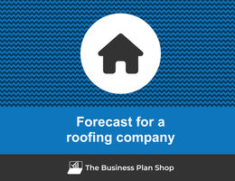 Financial forecast for a roofing company