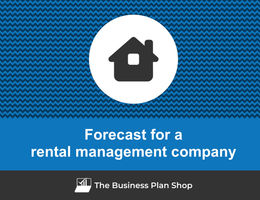 How to create projected financials for a rental management company?