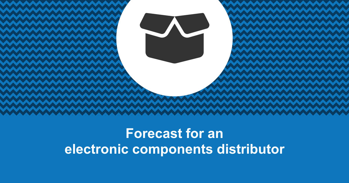 How to create an electronic components distributor financial forecast?