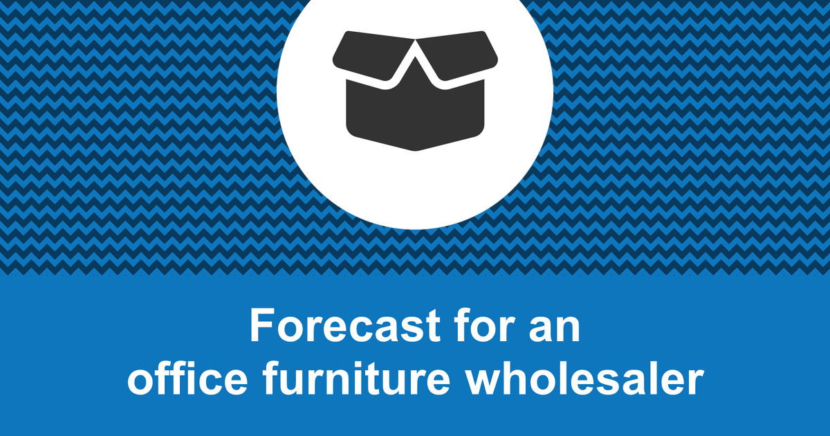 How to create an office furniture wholesaler financial forecast?