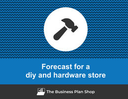 Financial forecast for a diy and hardware store