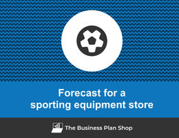 Financial forecast for a sporting equipment store