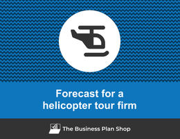 Financial forecast for a helicopter tour firm