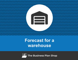How to create projected financials for a warehouse?