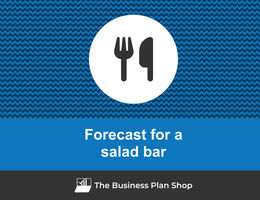 Financial forecast for a salad bar