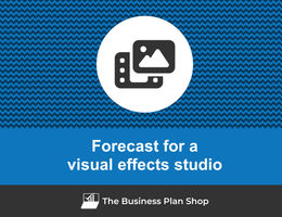 Financial forecast for a visual effects studio