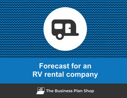 How to create projected financials for an RV rental company?