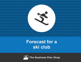 How to create projected financials for a ski club?