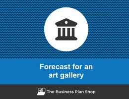 Financial forecast for an art gallery