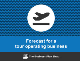 Financial forecast for a tour operating business