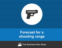 How to create projected financials for a shooting range?