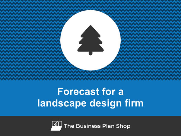 landscape design firm financial forecast