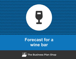 Financial forecast for a wine bar