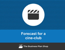 How to create projected financials for a cine-club?