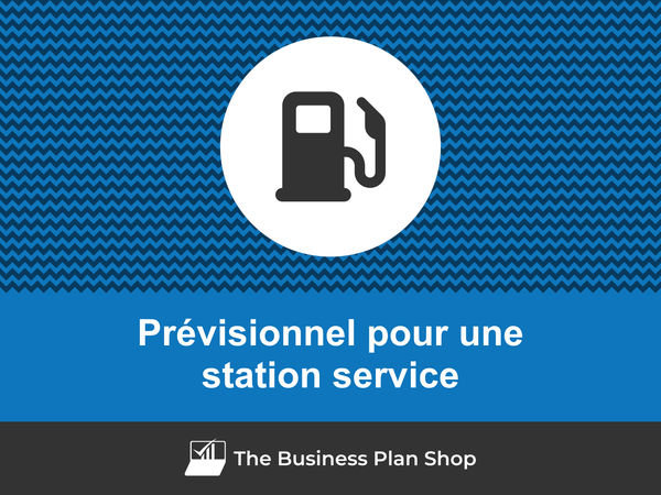 station service prévisionnel financier