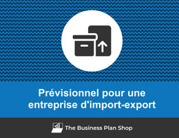 Prévisionnel financier d'une entreprise d'import-export