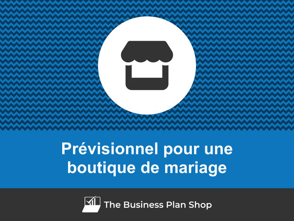 boutique de mariage prévisionnel financier