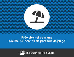 Prévisionnel financier de société de location de parasols de plage