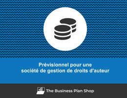 Prévisionnel financier de société de gestion de droits d'auteur
