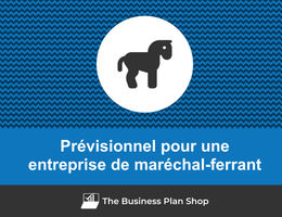 Prévisionnel financier d'une entreprise de maréchal-ferrant
