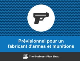 Prévisionnel financier de fabricant d'armes et munitions