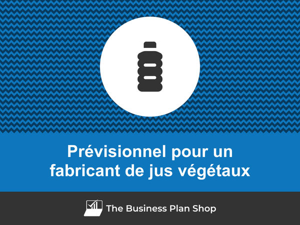 fabricant de jus végétaux prévisionnel financier