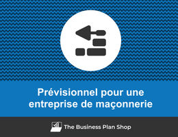 Prévisionnel d'une entreprise de maçonnerie