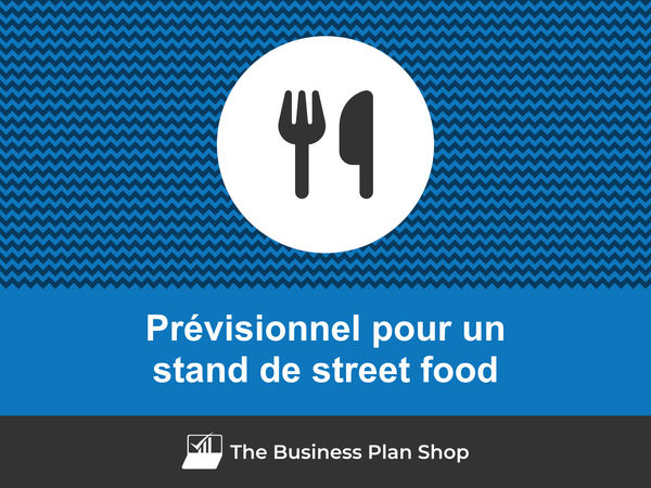 stand de street food prévisionnel