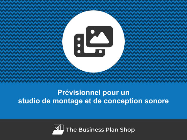 studio de montage et de conception sonore prévisionnel