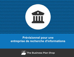 Prévisionnel financier d'une entreprise de recherche d'informations