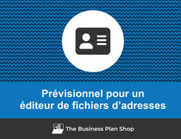 Prévisionnel financier d'un éditeur de fichiers d’adresses