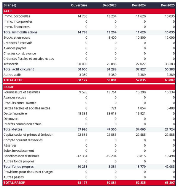 bilan prévisionnel de cabinet de géophysique 
