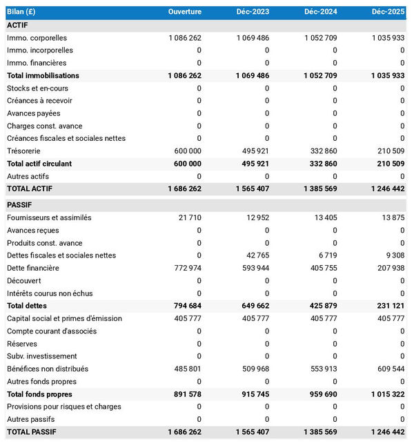bilan prévisionnel de club de ski 