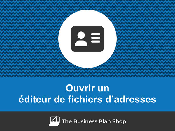 ouvrir un éditeur de fichiers d’adresses