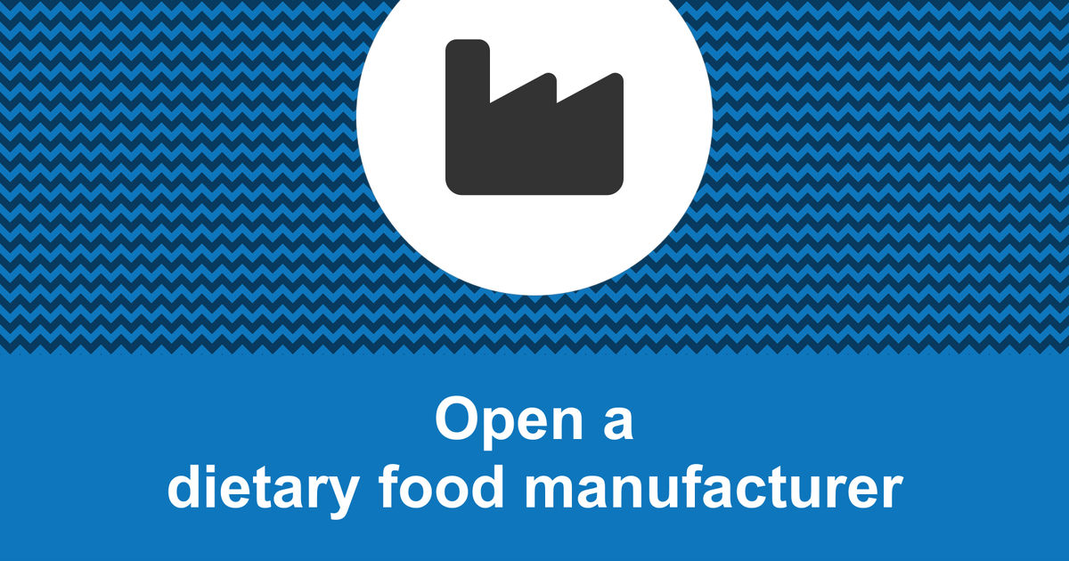 How to open a profitable dietary food manufacturer?