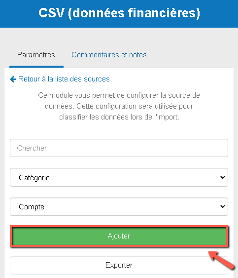 l'ajout d'une nouvelle source de données financières sur The Business Plan Shop