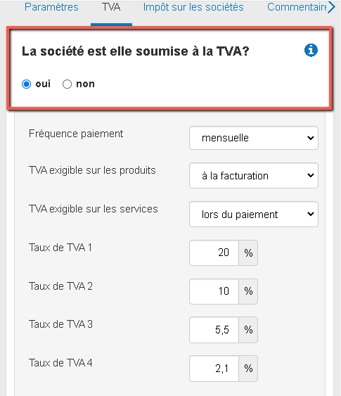 comptabilisation de la TVA dans le logiciel