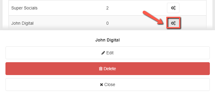  editing company details on mobile