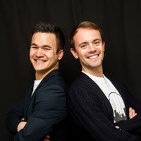 Alexandre Laing et Stéphane Vromman, co-fondateurs de Tudigo