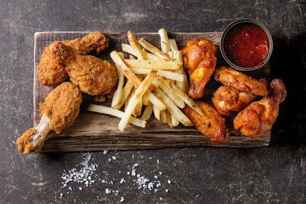 business plan restauration rapide: exemple au menu d'un fast food